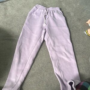 Purple woman’s xs sweatpants